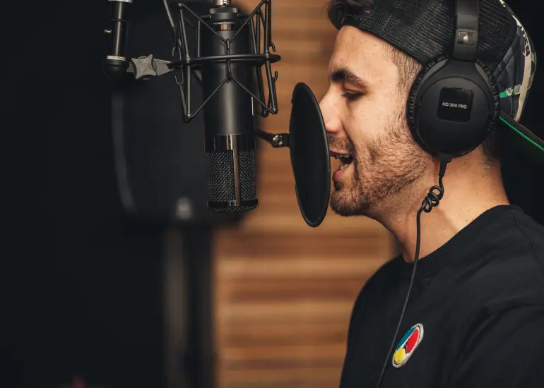 Voice-over recording
